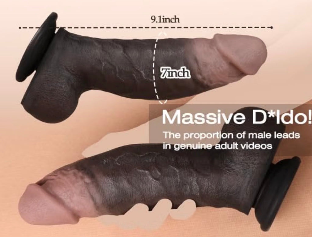 #115 9” Girthy Dildo