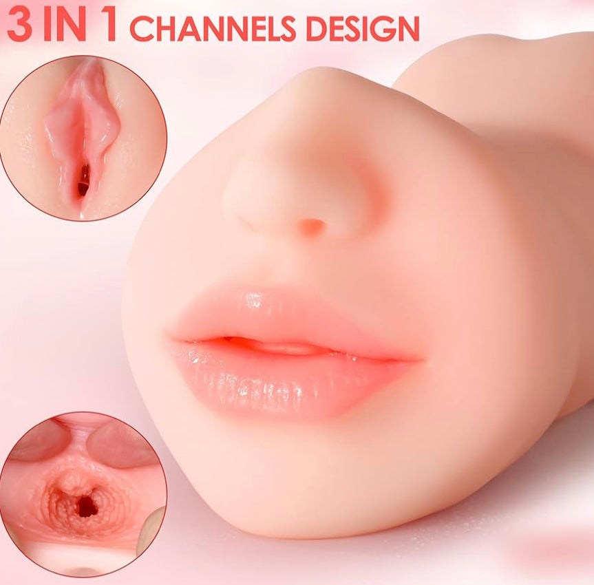 #40 Handheld 3 in 1 Sex Doll