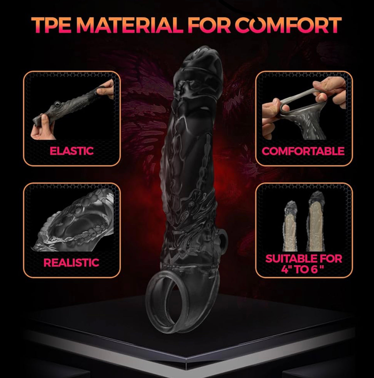 #49 Vibrating Cock Sleeve