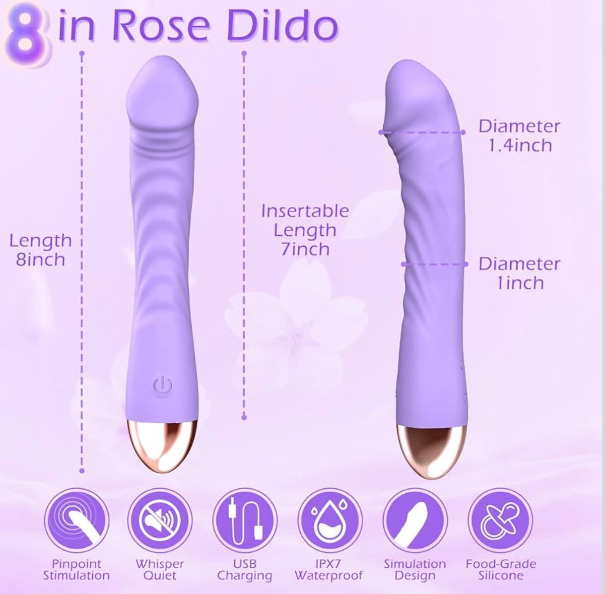 #98 G-Spot Vibrating Dildo