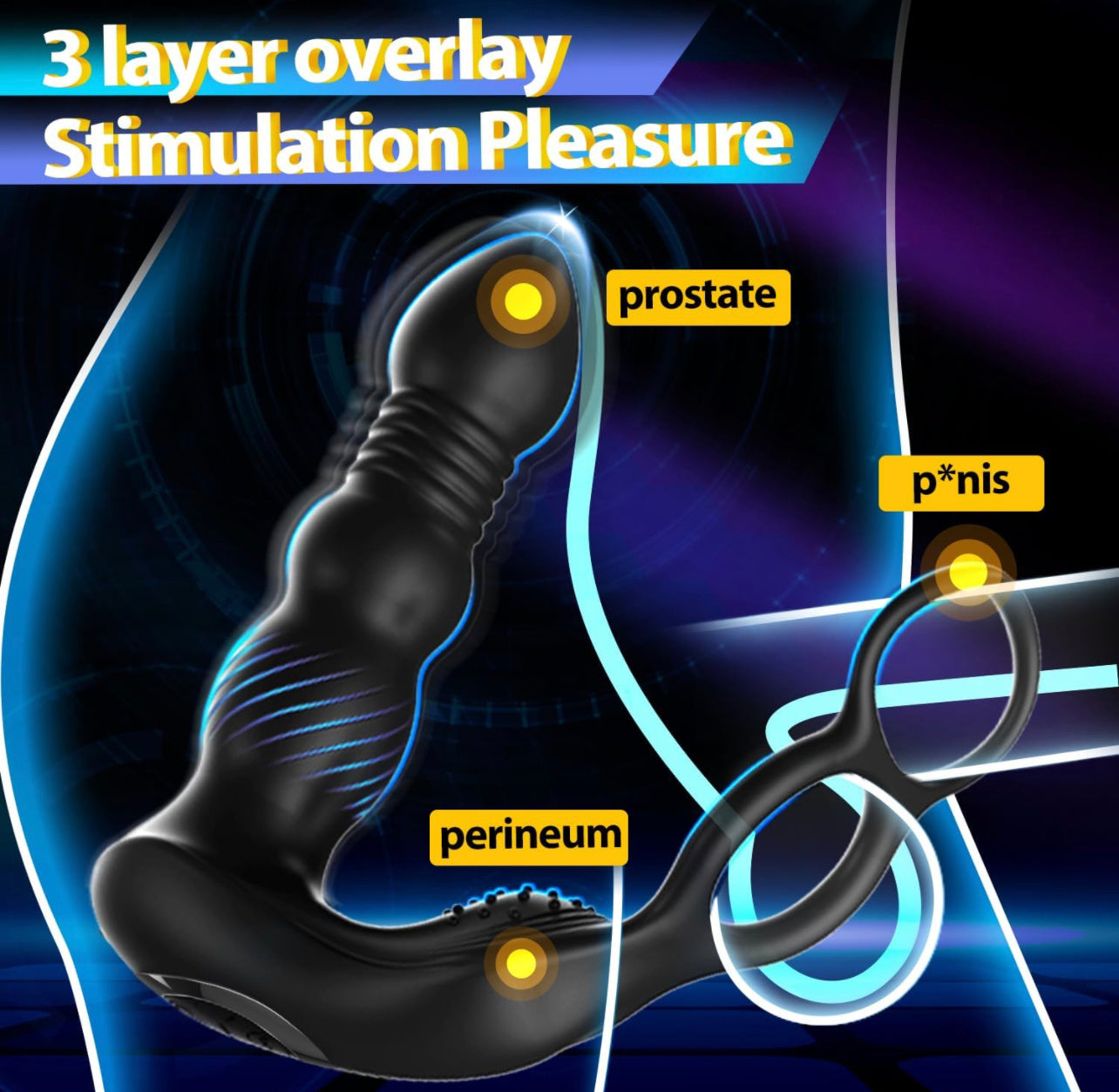 #52 3 in 1 Anal Sex Toy